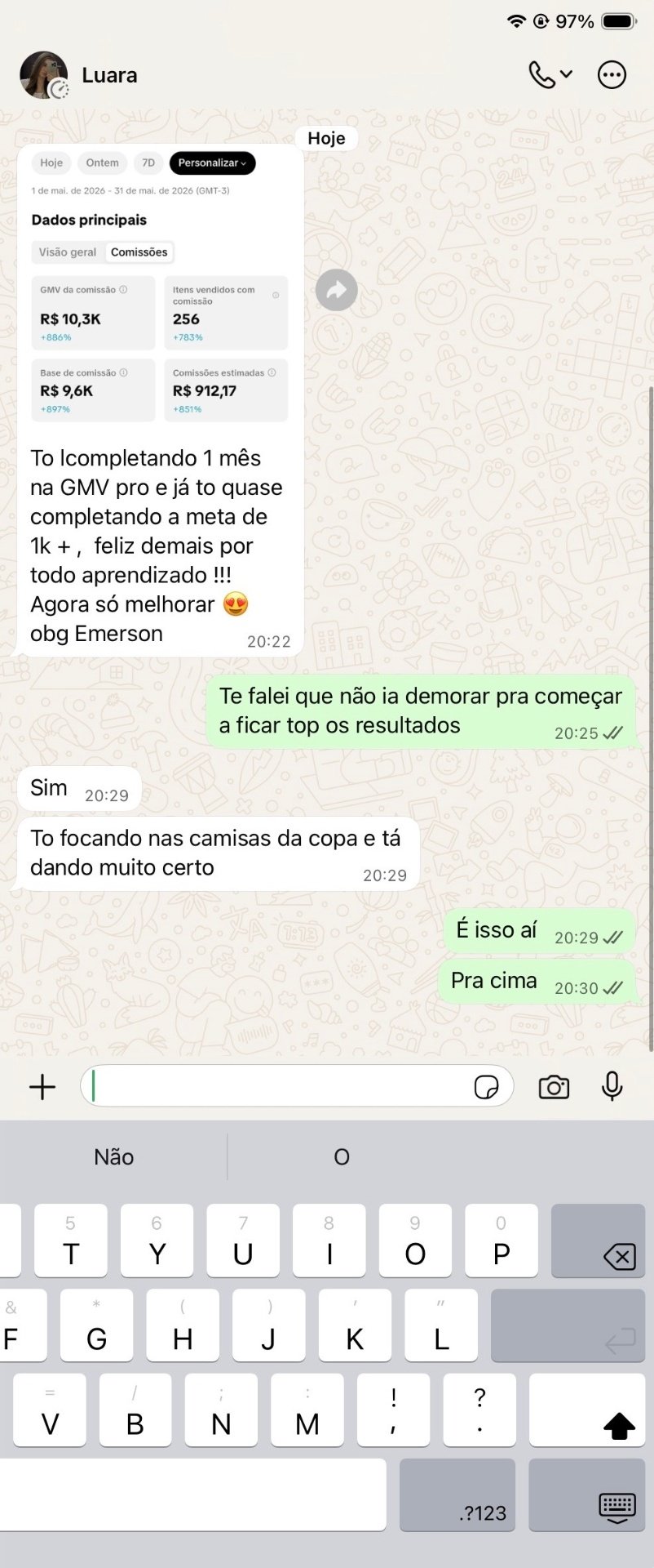 Depoimento de aluno 5